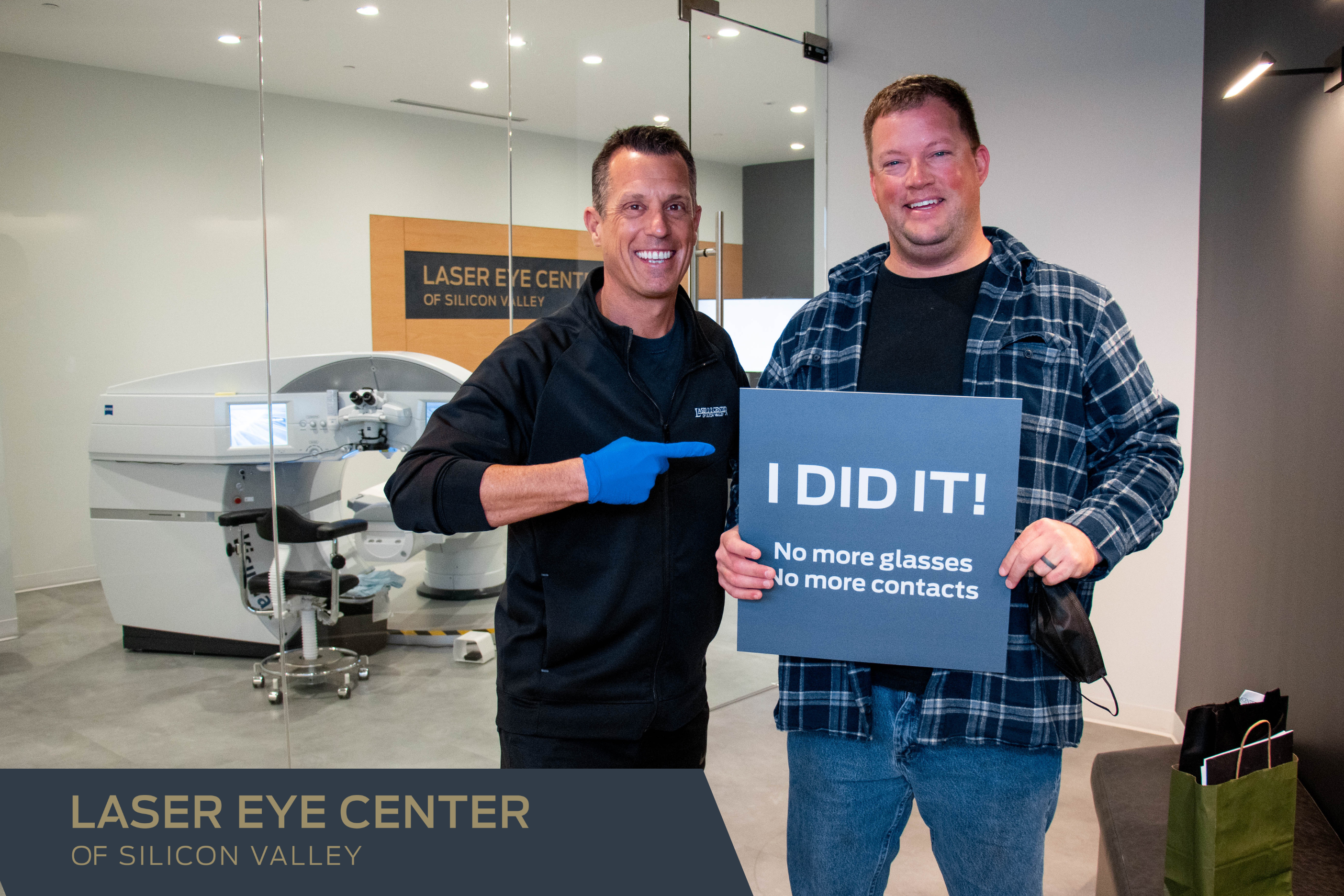 Dr. Bindi & Patient How LEC Supports You After Vision Correction